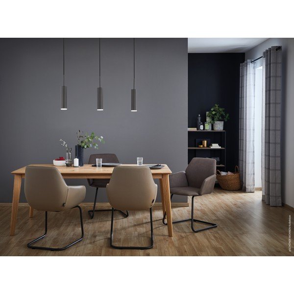 Čierne LED stmievateľné závesné svietidlo Stina – Fischer & Honsel-image-4