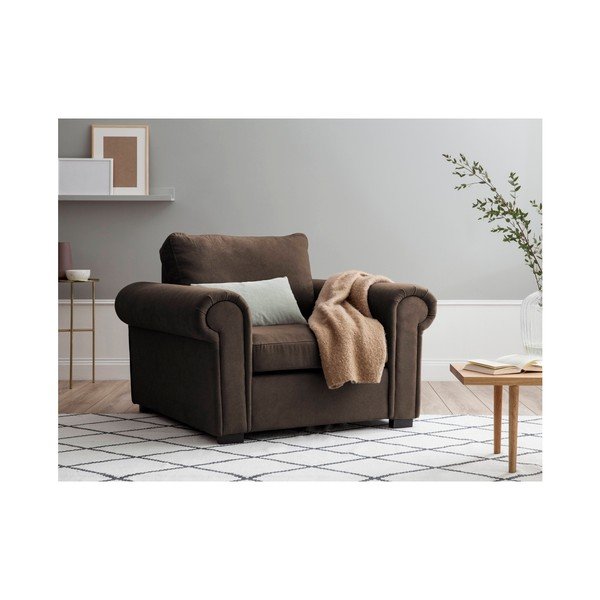 Hnedé kreslo Windsor & Co Sofas Hermes-image-1