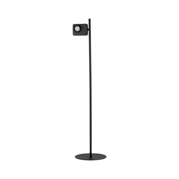 Čierna hliníková LED stojacia lampa s ohýbateľnou konštrukciou/so stmievačom (výška  131 cm) Kedros – Nova Luce