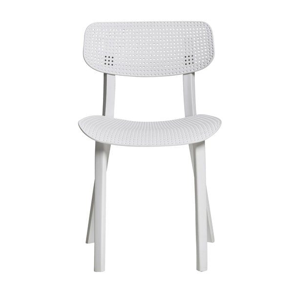 Sada 4 bielych jedálenských stoliečik Marckeric Eleni-image-3