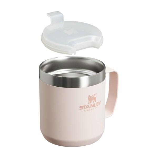 Svetloružový termo hrnček z nehrdzavejúcej ocele 350 ml Stay-Hot Camp Mug Rose Quartz – Stanley-image-2
