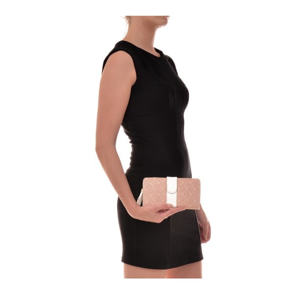 Ružová listová kabelka Sofia Cardoni Runno Arancio-image-3