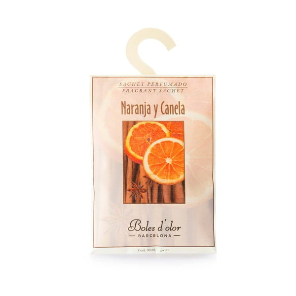 Vonné vrecúško s vôňou pomaranča a škorice Boles d´olor Naranja y Canela
