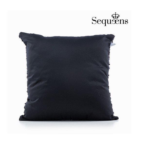 Vankúš v zlatej farbe s meniacim sa flitrovaným poťahom InnovaGoods Sequeens, 40 × 40 cm-image-1