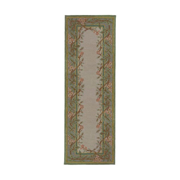 Ručne tkaný vlnený behúň 80x300 cm Verona Floral  – Flair Rugs