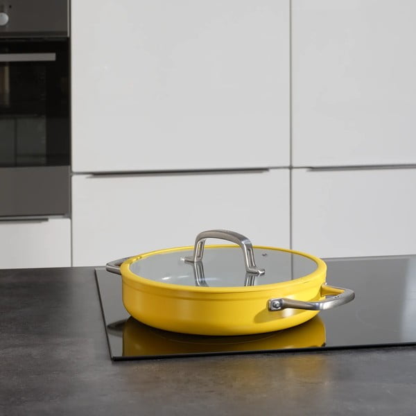 Panvica s pokrievkou/s keramickým povrchom ø 28 cm tegame Meda 3.0 – FABINI-image-1