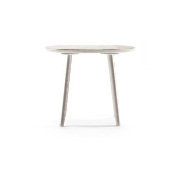 Sivý jedálenský stôl z masívu EMKO Naïve, ⌀ 90 cm-image-2