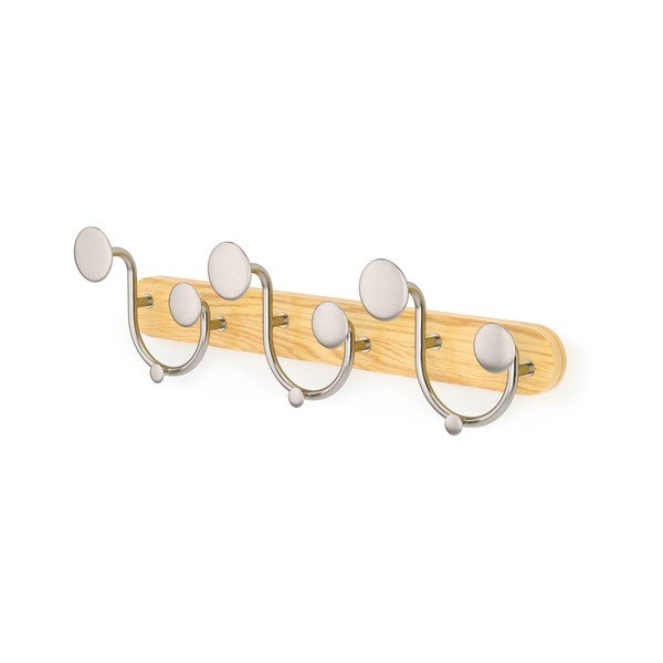 Biely prírodný hliníkový nástenný vešiak Melody - Umbra-image-2