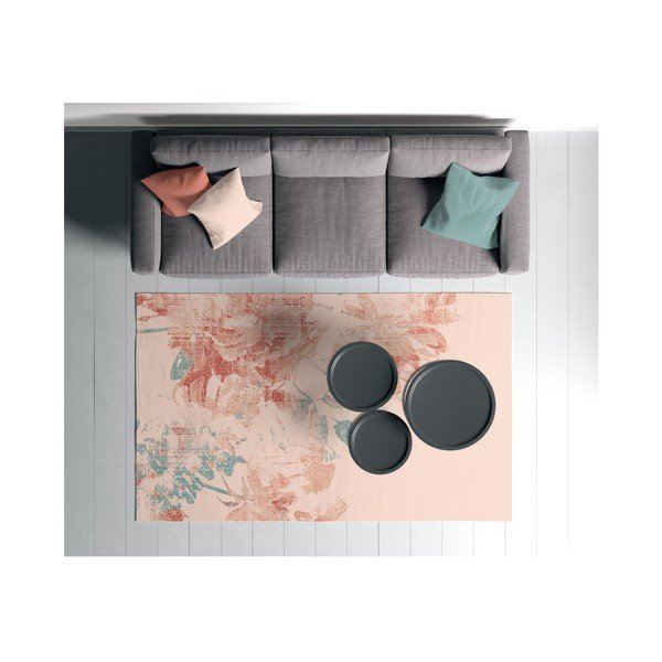 Ružový koberec Oyo home Suzzy Rosa, 140 × 220 cm-image-1