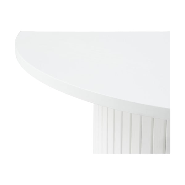 Biely okrúhly konferenčný stolík Nola – Unique Furniture-image-3