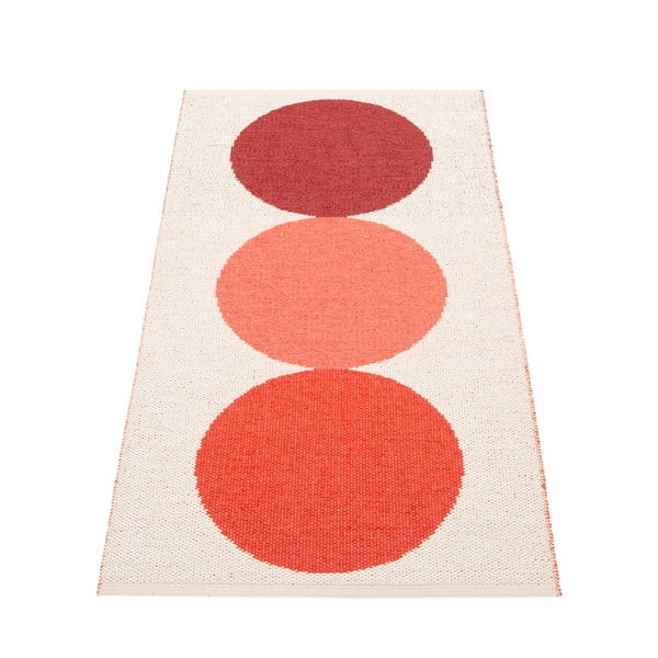 Červeno-krémový vnútorný a vonkajší koberec 70x140 cm Otto Berry – Pappelina