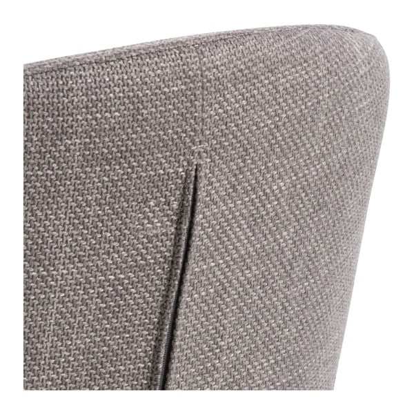 Sivé čalúnené jedálenské kreslá v súprave 2 ks Pippa – Actona-image-1