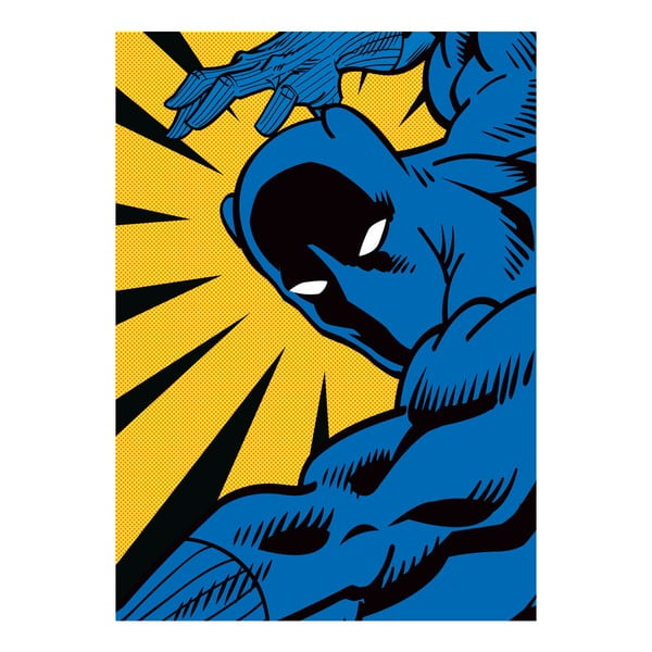 Nástenná ceduľa Marvel Close Up - Black Panther