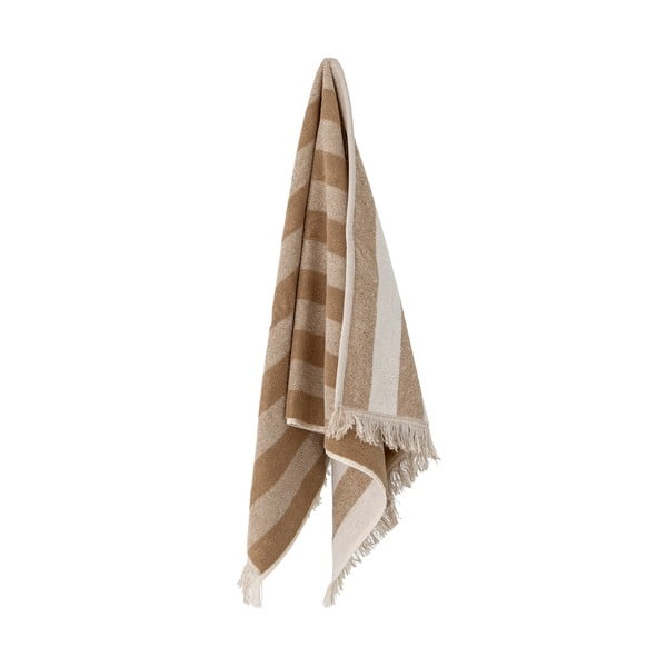 Hnedo–béžová bavlnená osuška 70x140 cm Elaia – Bloomingville-image-4
