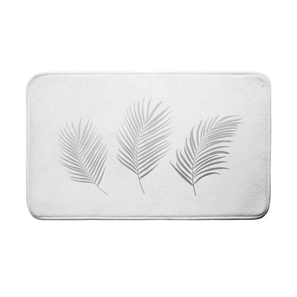 Biela/v striebornej farbe kúpeľňová predložka 45x75 cm Orbella – douceur d'intérieur