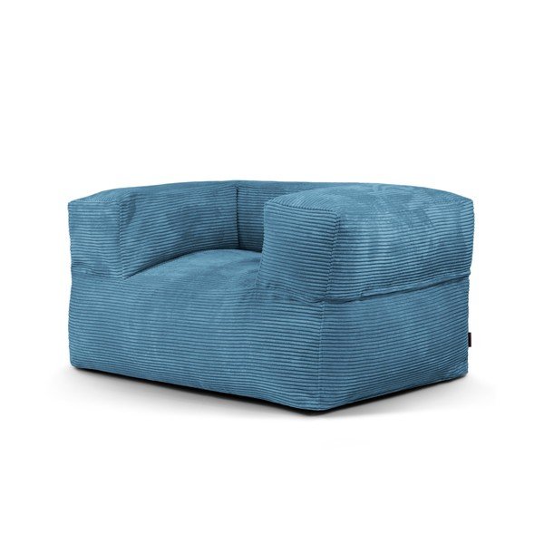 Modrý menčestrový sedací vak MooG – SLOWDOWN