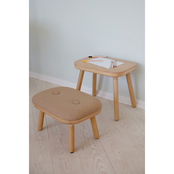 Stolička vo svetlohnedo-prírodnej farbe Paff Low – UMAGE-image-1