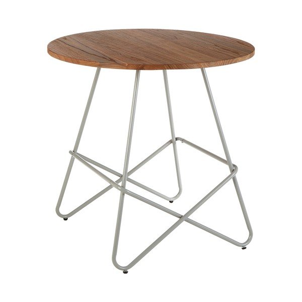 Okrúhly jedálenský stôl z brestového dreva ø 80 cm District – Premier Housewares