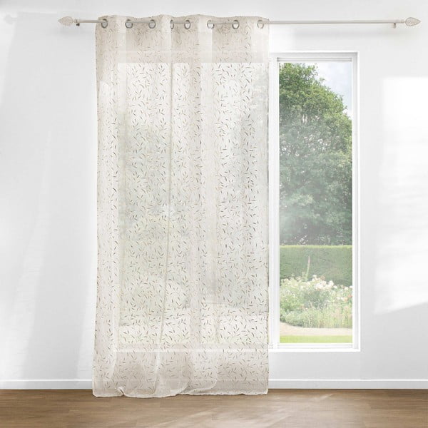 Záclona v béžovej a zlatej farbe 140x240 cm Maissa – douceur d'intérieur-image-1