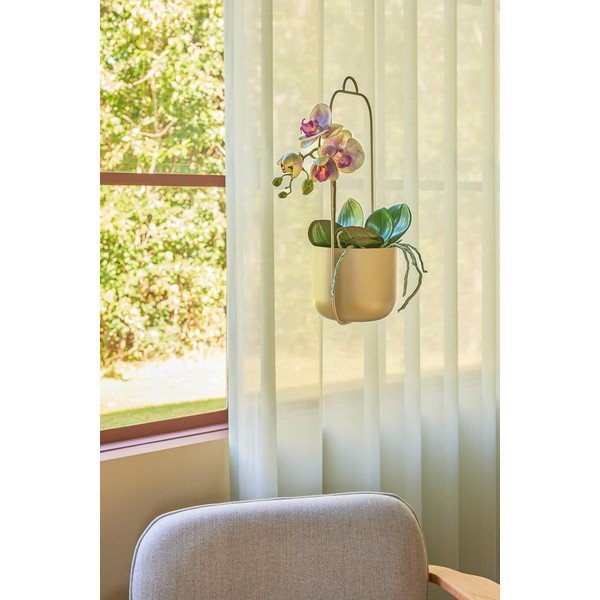 Kovové závesné obaly na kvetináče v súprave 2 ks ø 16 cm Lotus – Hübsch-image-1