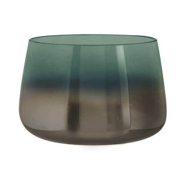 Zelená sklenená váza PT LIVING Oiled, výška 10 cm
