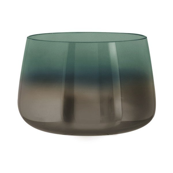 Zelená sklenená váza PT LIVING Oiled, výška 10 cm