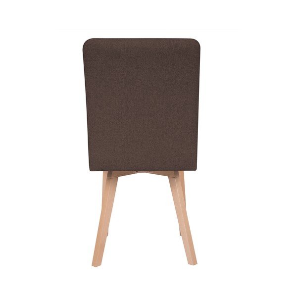 Hnedá jedálenská stolička Mazzini Sofas Tulip-image-4