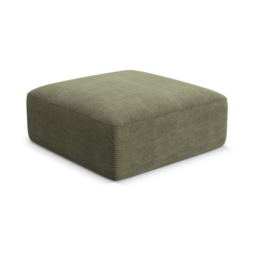 Zelená menčestrová podnožka Campi – Cosmopolitan Design