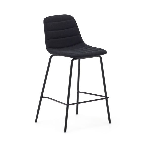 Čierne barové stoličky v súprave 2 ks 92,5 cm Zunilda – Kave Home