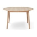 Okrúhly rozkladací jedálenský stôl v dekore duba a prídavnou doskou ø 130 cm Single – Hammel Furniture