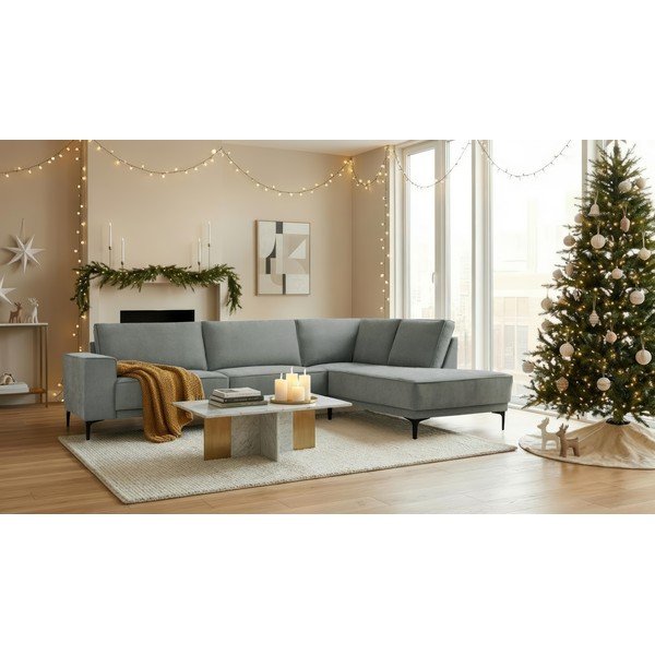 Tmavosivá rohová pohovka (pravý roh) Copenhagen – Scandic-image-2