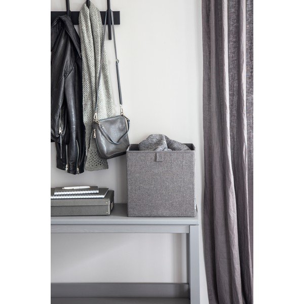 Sivý úložný box Bigso Box of Sweden Cube-image-1