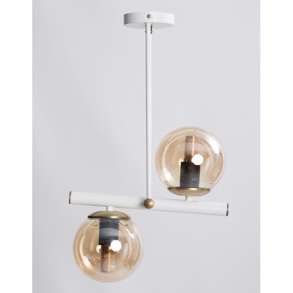 Závesné svietidlo so skleneným tienidlom ø 15 cm Libra – Squid Lighting-image-1