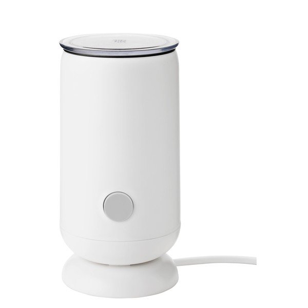 Biely plastový elektrický šľahač mlieka Foodie – RIG-TIG