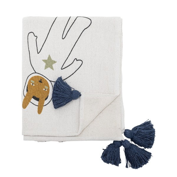 Biela detská deka 130x160 cm Space – Bloomingville Mini-image-2