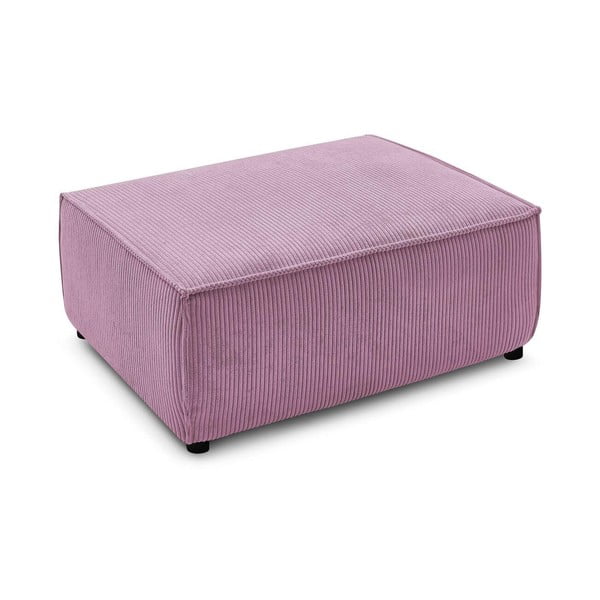 Ružový menčestrový taburet Nihad – Bobochic Paris-image-3