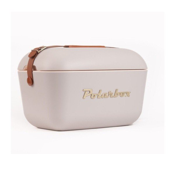 Béžový chladiaci box 12 l Classic Gold – Polarbox