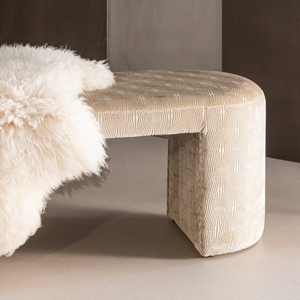 Béžová polstrovaná lavica Jacob – WOOOD-image-3