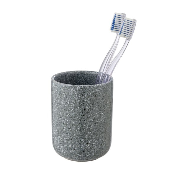 Sivý keramický téglik na zubné kefky Noto - Wenko-image-1