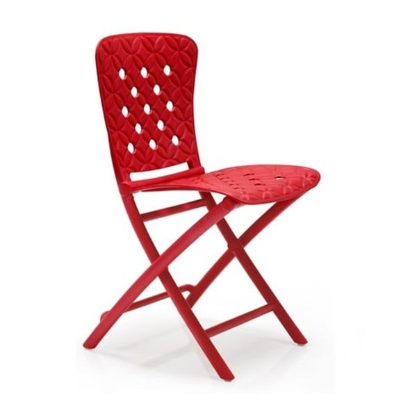 Červená záhradná stolička Nardi Garden Zac Spring