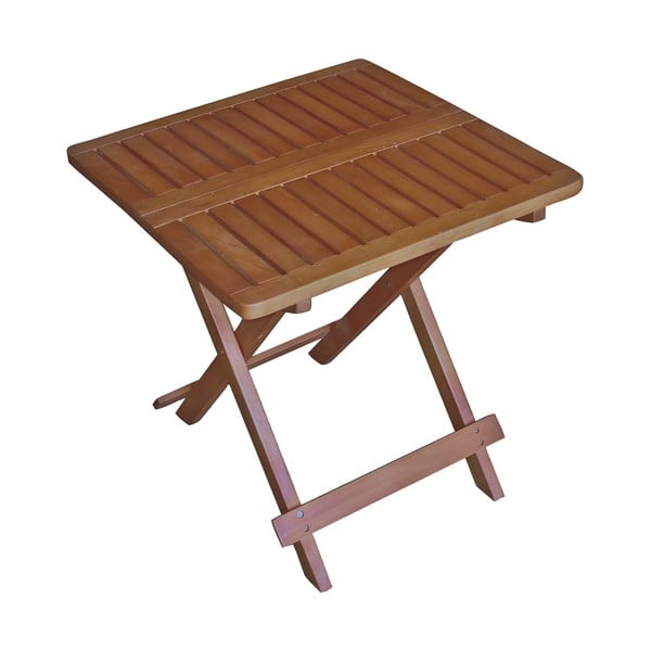 Záhradný odkladací stolík z masívu akácie 50x50 cm Cleveland – Garden Pleasure-image-2