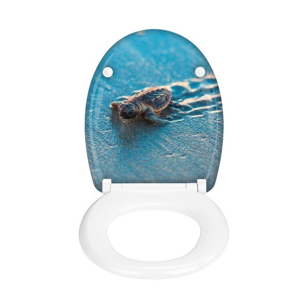 Záchodová doska s automatickým zatváraním 37,5 x 41,5 cm Caretta – Wenko-image-1