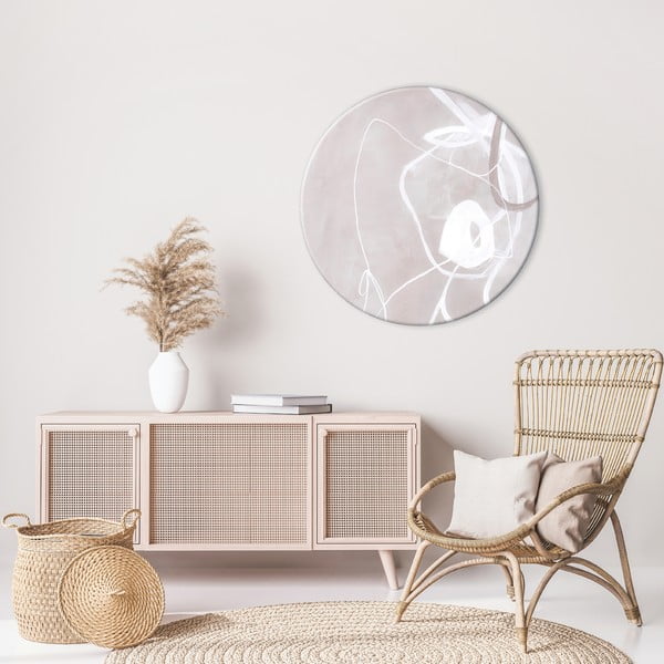 Obraz ø 70 cm Fine Line – Malerifabrikken-image-1