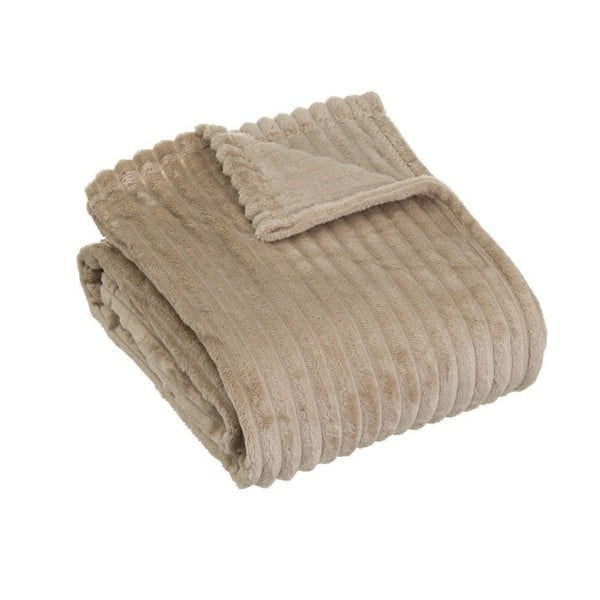Hnedá deka z mikroplyšu 130x160 cm Fur Velvet – Casa Selección