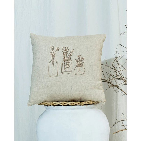 Obliečka na vankúš s prímesou bavlny 45x45 cm – Mila Home