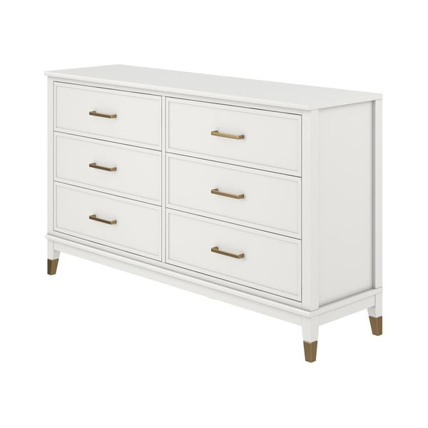 Biela komoda CosmoLiving by Cosmopolitan Westerleigh, 144 x 85 cm-image-2