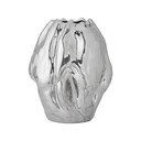 Váza z kameniny v striebornej farbe (výška 29 cm) Bobby – Bloomingville