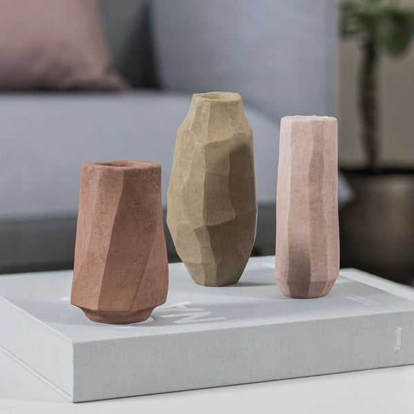 Ružová váza z polyresínu (výška  15,5 cm) Nuki – Mette Ditmer Denmark-image-2