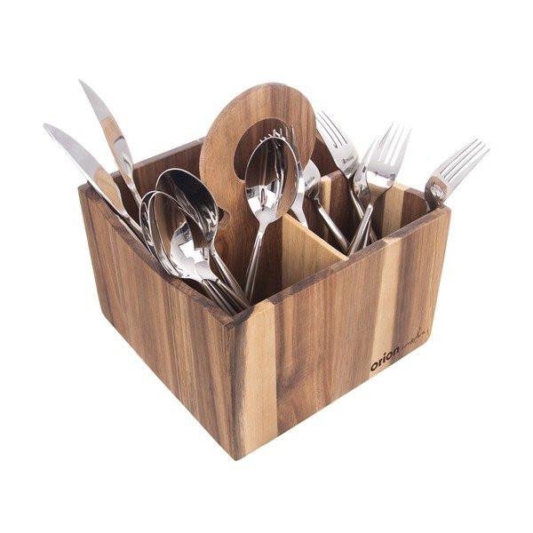 Drevený stojan na kuchynské náčinie Wooden - Orion-image-4