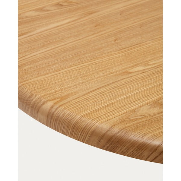 Jedálenský stôl v dekore jaseňa 105x220 cm Mailen – Kave Home-image-3